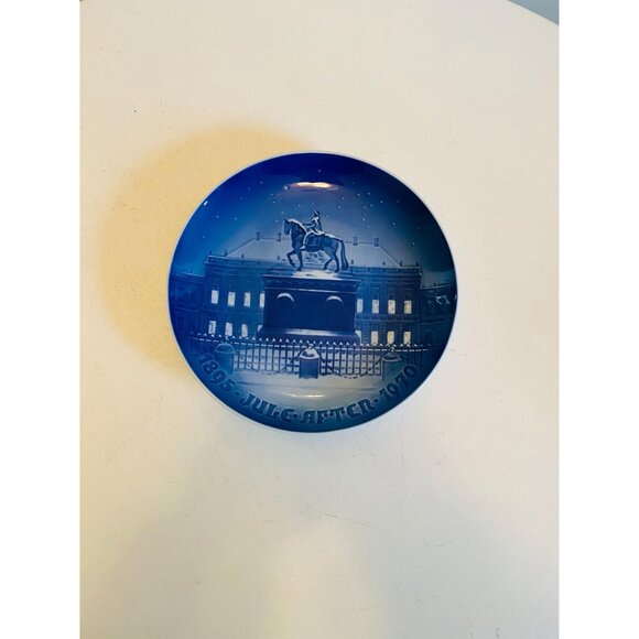 Vintage 1970 Bing & Grondahl Annual Christmas Plate The Royal Palace Amalienborg - Picture 7 of 12